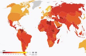 El Índice de Percepción de la Corrupción (IPC) de 2023 muestra que la corrupción está prosperando en todo el mundo.