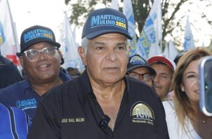José Raúl Mulino, candidato presidencial de Realizando Metas (RM) y Alianza. Archivo.
