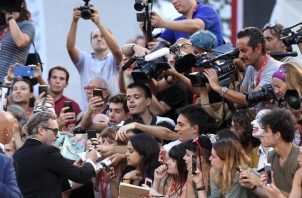 Joaquin Phoenix en la premier de 'Joker' en el Festival de Venecia en 2019. EFE