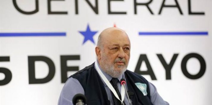Wilfredo Penco, jefe de la Misión de Observadores Electorales de la Unión Interamericana de Organismos Electorales (Uniore). Foto: EFE