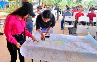 La Autoridad del Canal de Panamá continúa censando a las comunidades de Río Indio. Cortesía