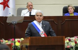El presidente Mulino rindió su segundo informe a la Nación, en el Pleno de la Asamblea Nacional.  Cortesía