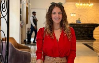 La diputada María Celeste Ponce visitó Panamá por primera vez, la semana pasada. Cortesía