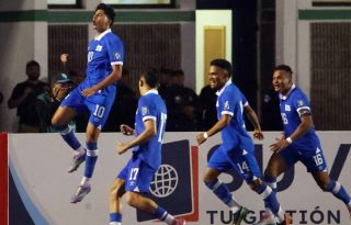 Jugadores de El Salvador. 