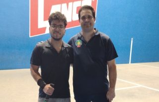 Fong Jr. y Dayron Moreno. Foto: Cortesía