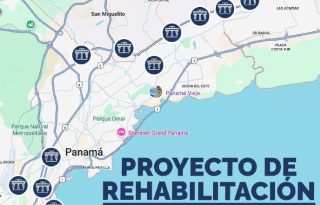 Ubicación de los puentes modulares que serán rehabilitados mediante este proyecto del MOP. Cortesía