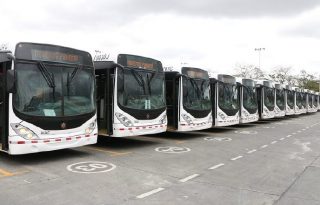 El actual sistema de transporte entró en diciembre de 2010, mediante concesión. Archivo