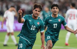 El jugador Mohanad Ali de Irak (10). Foto; EFE