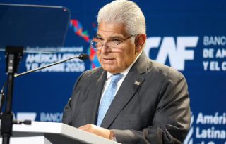 José Raúl Mulino es el mandatario anfitrión de esta cumbre del CAF que, por segundo año consecutivo se celebra en nuestro país. Cortesía