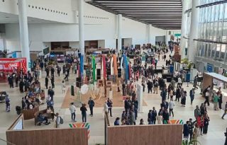 El Panamá Convention Center, en Amador, estuvo lleno durante los dos días que duró el Foro Económico Internacional del CAF.  Pancho Paz