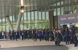 Hombres y mujeres de negocios se dieron cita la semana pasada. Pancho Paz