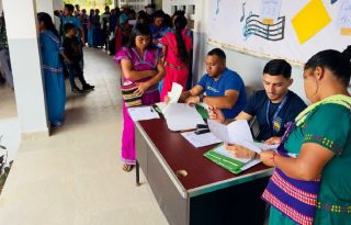 La semana pasada fue de bastante movimiento comercial en la comarca Ngäbe-Buglé con el desembolso del último pago del Pase-U de 2025.  Cortesía