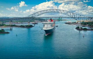 El promedio diario de barcos que cruzó el Canal en enero fue de 38.8, superando la media de 2025. Cortesía