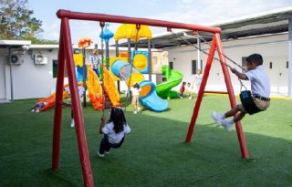 Centro infantil de Caimitillo (Panamá), hecho con fondos de la descentralización. Cortesía