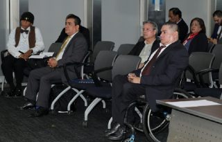 Parte de los postulados para el cargo de Defensor (a) del Pueblo, quienes fueron entrevistados durante dos días por los diputados.  Cortesía