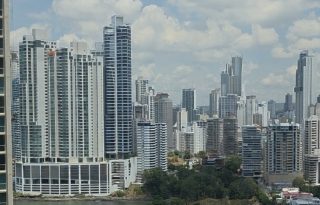 Vista desde un hotel en Punta Pacífica. 