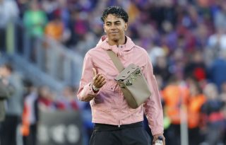 El delantero del FC Barcelona, Lamine Yamal, es una de las destacas promesas del Mundial 2026. Foto:EFE