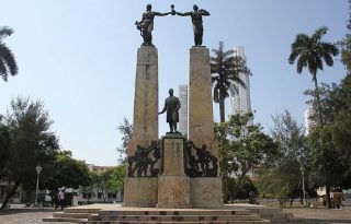 El monumento a Belisario Porras no estaba al inicio del parque. Este fue inaugurado en 1948. Internet 