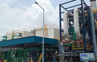 Turbina de vapor de Generadora Gatún, la más grande del país, ubicada en isla Telfers, Colón, la cual funciona por medio de gas natural. Pancho Paz