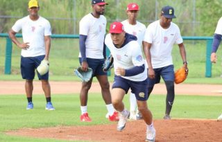 Jugadores del equipo panameño en los entrenamientos. Foto: Fedebeis