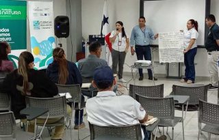 Taller dictado a residentes de la cuenca del río Parita con una cuenca de 600 kilómetros cuadrados. Cortesía