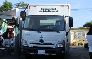 Este vehículo se adentrará en las calles y veredas del distrito de San Miguelito para la atención mental de pacientes que lo requieran.  Cortesía