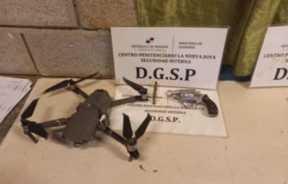 Uno de los drones que fueron decomisados en La Nueva Joya. Archivo