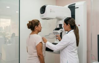 Ruta Rosa busca agilizar el proceso de detección del cáncer de mama mediante la integración de consultas médicas, mamografías y revisión de resultados en un solo lugar. Foto: Generada con IA
