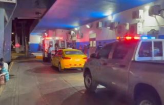La víctima fue trasladado al Complejo Hospitalario Dr. Manuel Amador Guerrero. Foto: Diomedes Sánchez