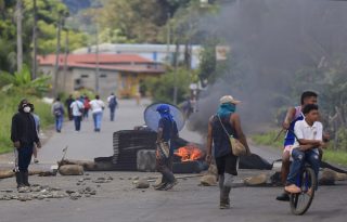Las protestas persisten. 