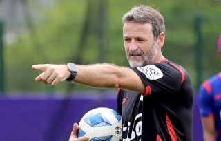 Thomas Christiansen, técnico de Panamá. Foto: FPF