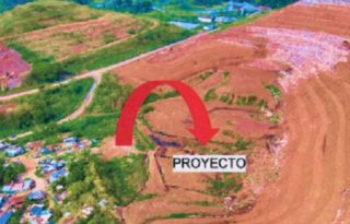 Área de Cerro Patacón destinada para la nueva tina de vertido.  Internet