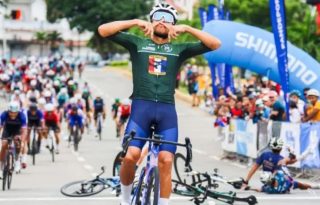 Franklin Archibold en la edición pasada del Tour de Panamá. Foto: Fepaci