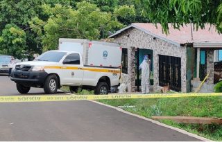El Ministerio Público investiga la procedencia del arma de fuego utilizada en este hecho de sangre.  Foto. Eric Montenegro
