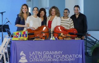 La donación la hizo la Fundación Cultural Latin Grammy y la Fundación Puertas Abiertas. Foto: Cortesía