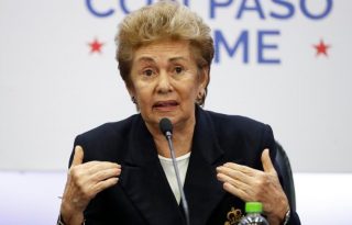 La expresidenta Mireya Moscoso. Foto: Archivo