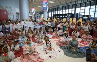 El evento incorporó espacios interactivos donde los pasajeros pudieron tomarse fotografías. Foto: Cortesía