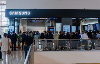 Nueva tienda Samsung en Multiplaza. Foto: Cortesía