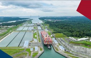 Esclusas de Agua Clara en la vertiente del Caribe del Canal. Foto: Cortesía ACP