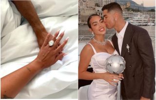 CR7 y su novia causaron impacto en las redes sociales tras el anuncio de su futura boda. Foto Instagram