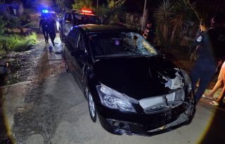 La matrícula de este automóvil coincidía con la del vehículo captado en las cámaras de videovigilancia.