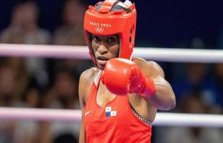 Atheyna Bylon no estará en el Mundial de Boxeo de Liverpool, Inglaterra. Foto: COP