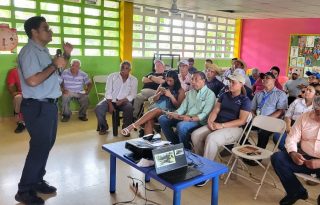Ricardo Moreno, de la Fundación Yaguará Panamá, durante el conversatorio. Foto: Cortesí