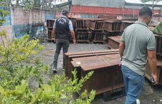 La denuncia sobre este caso fue presentada hace un año, cuando se reportó la desaparición de vigas H en el depósito del MOP en Veracruz. Foto. Archivo