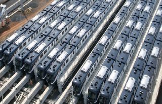 Los 26 trenes de monorriel que transportarán a los usuarios ya se encuentran en Panamá. Foto: Cortesía
