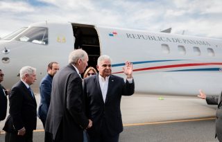 Elpresidente José raúl Mulino, tiene prevista una serie de encuentros con otros mandatarios, inversionistas y ejecutivos de multinacionales como Apple, Google, Amazon, Citibank, ExxonMobil, entre otras.  Foto. Cortesía.