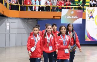 Panameños en los Juegos de Codicader. Foto: Pandeportes