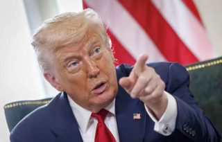 Donald Trump, presidente de Estados Unidos sigue en la contienda. Foto EFE