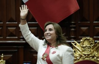 Dina Boluarte, presidenta destituida. EFE