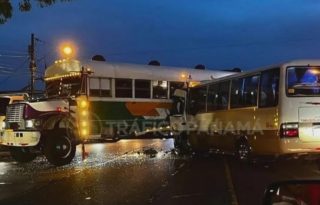 Accidente. Foto:@TraficoPanama